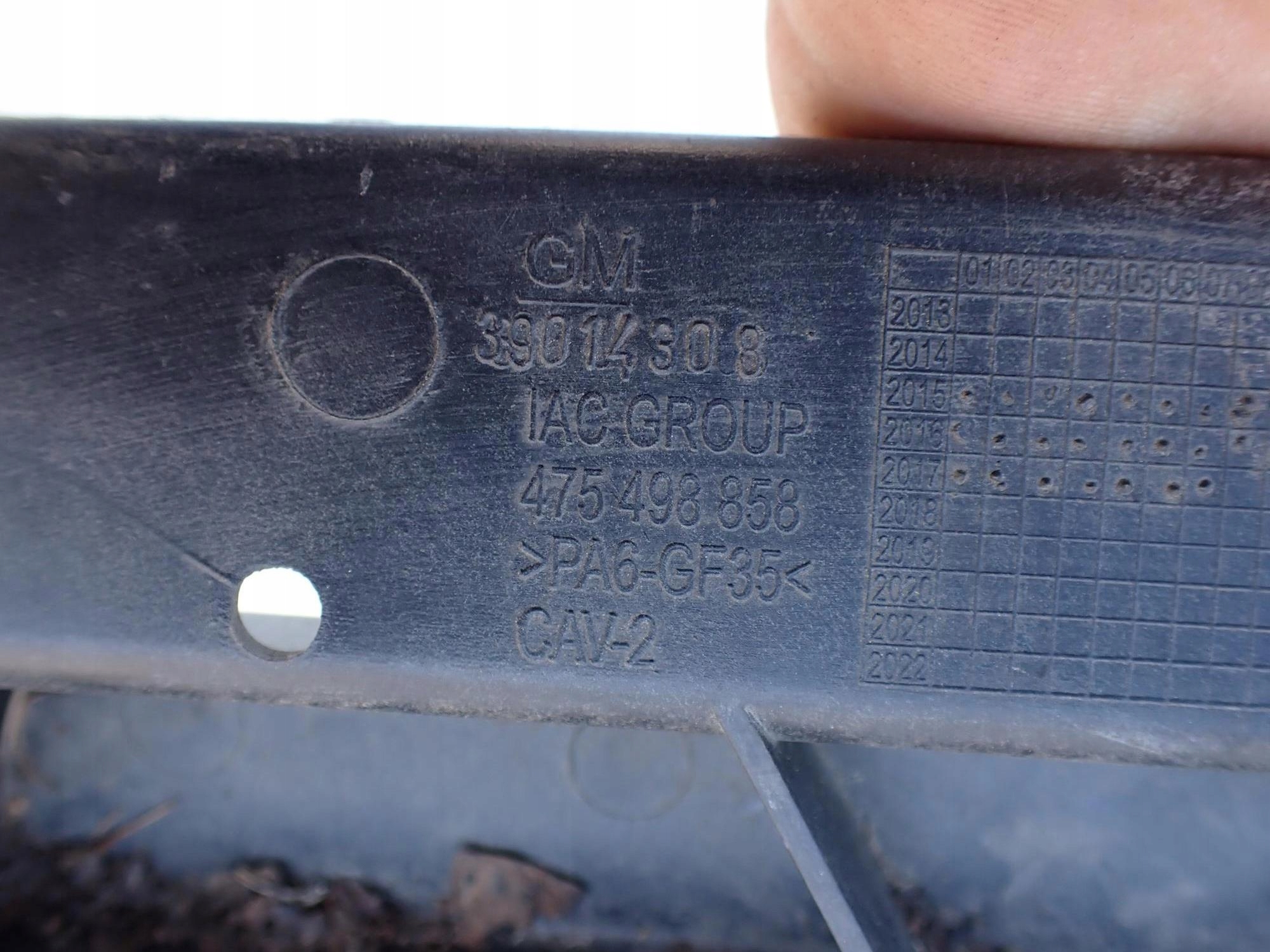 OPEL CORSA E 14-19 bumper support front lower