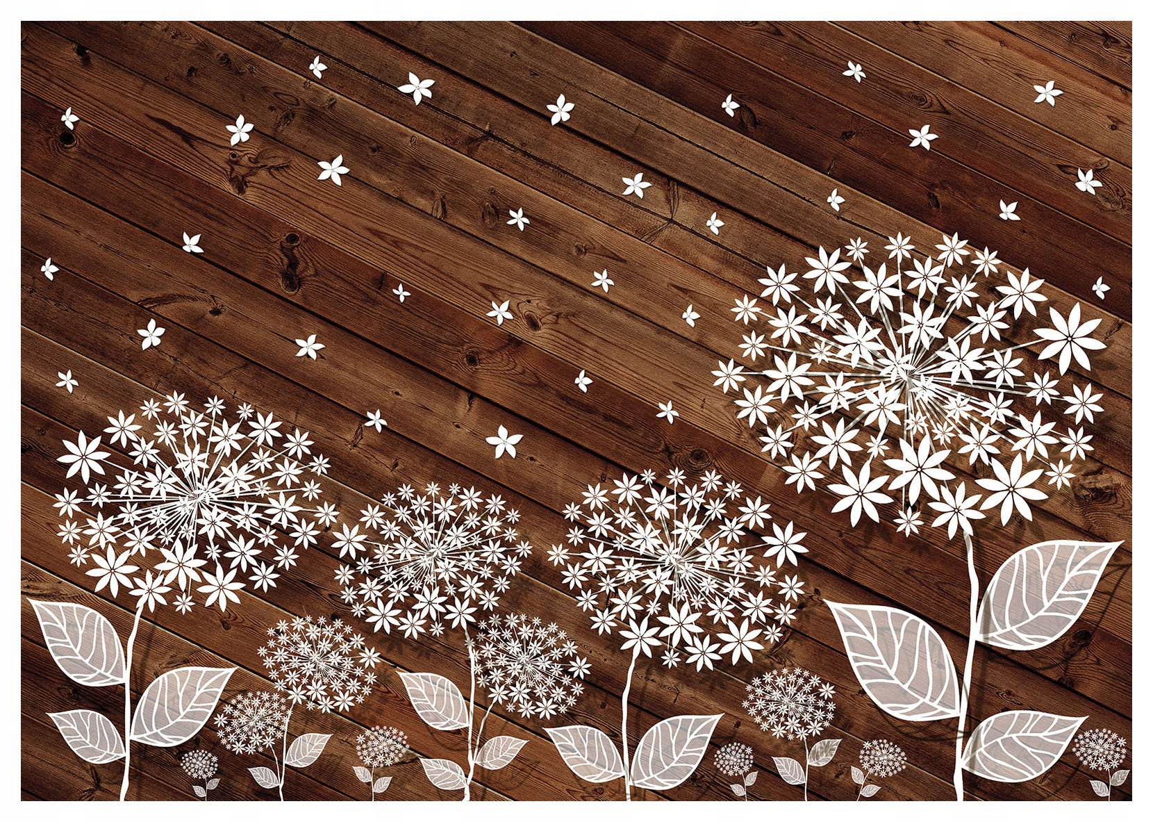 Fototapeta Kuličky na drevenom pozadí dúchadla do obývačky 312x219 lepidlo