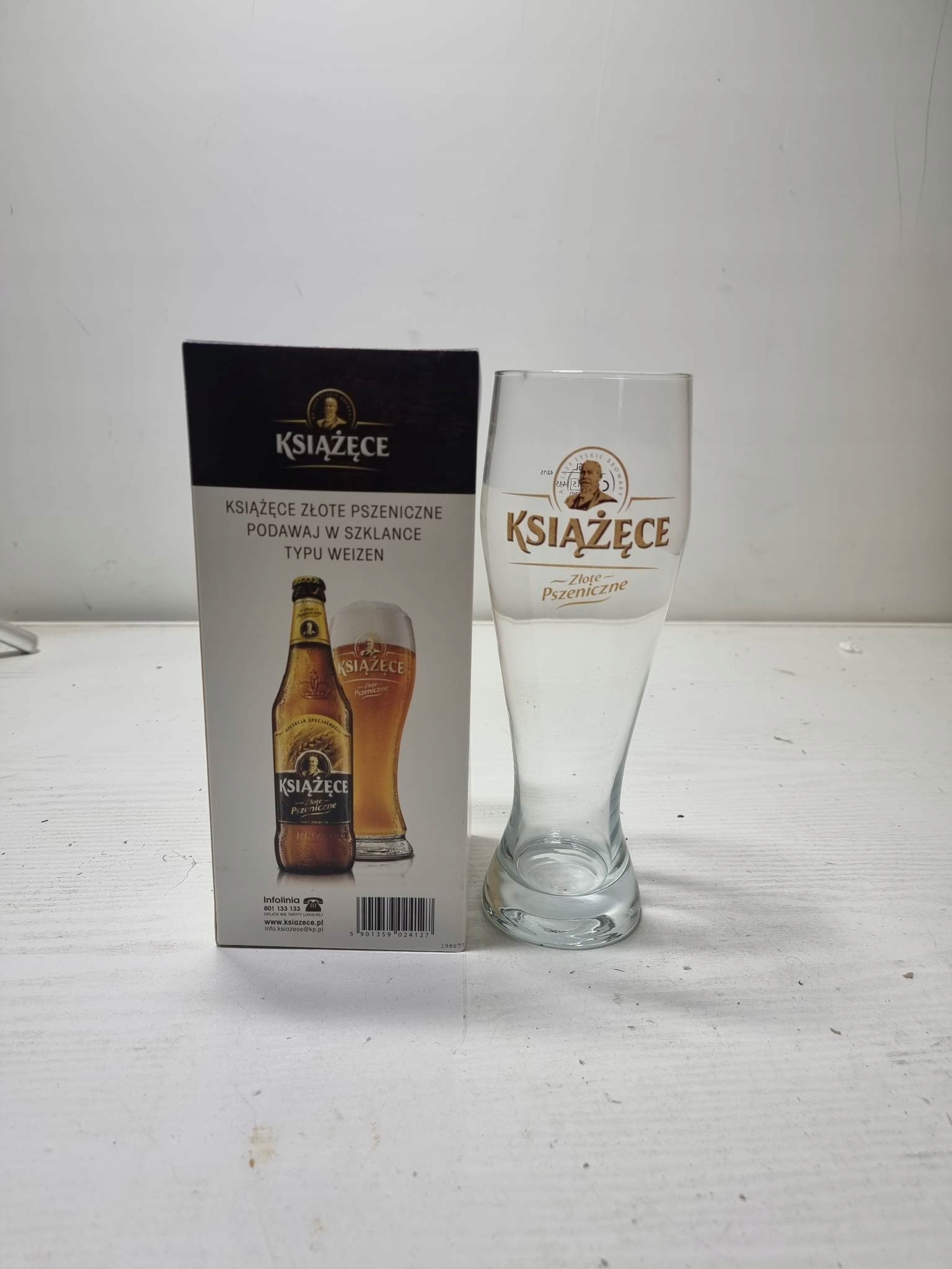 

Kufle szklanki do piwa Książęce 6szt pokal