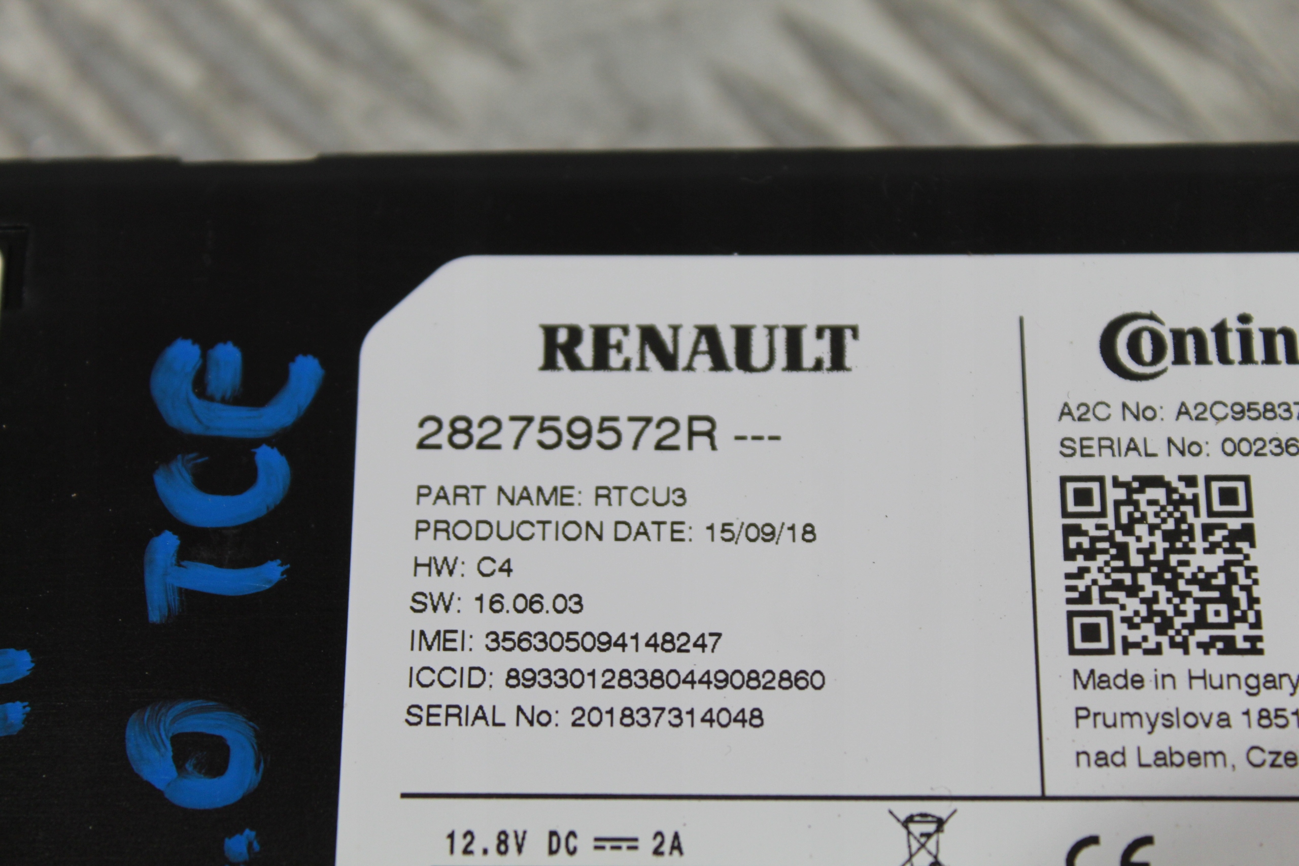control unit navigation devices KOLEOS II 2 LIFT 282759572R