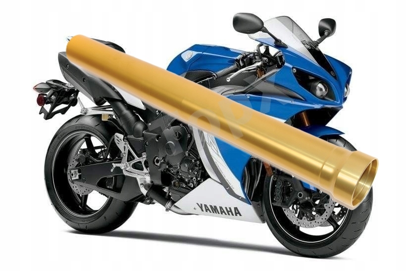 TopX Goleń Trubka laga tlumič Odpružení Yamaha Yzf R1 RN22 09-14 1 Ks