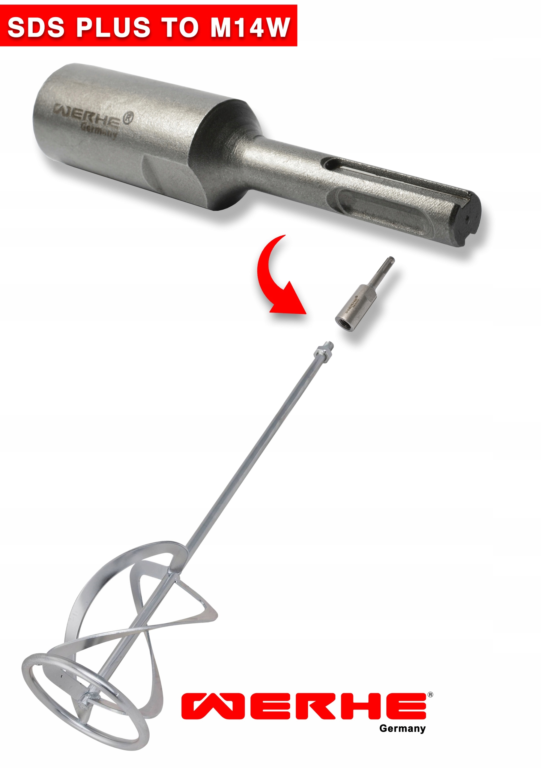 

Adapter Sds Plus Do M14 W wewnętrzny Werhe