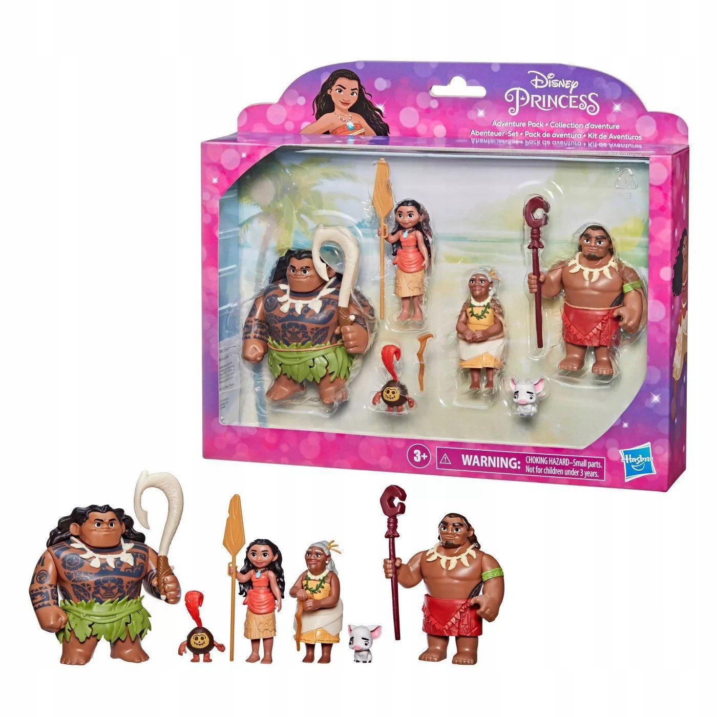 

Disney Moana 6 figurek Skarb Oceanu Pua Maui