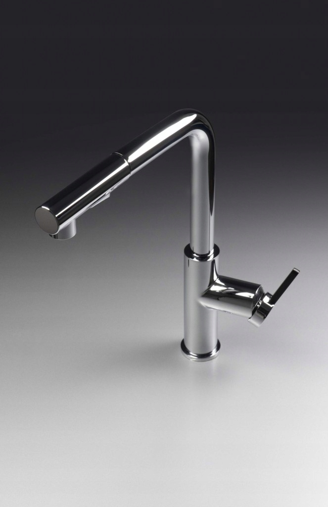 Momi chrómová kuchynská batéria, s výsuvnou hubicou (BKM_073M) /sm/