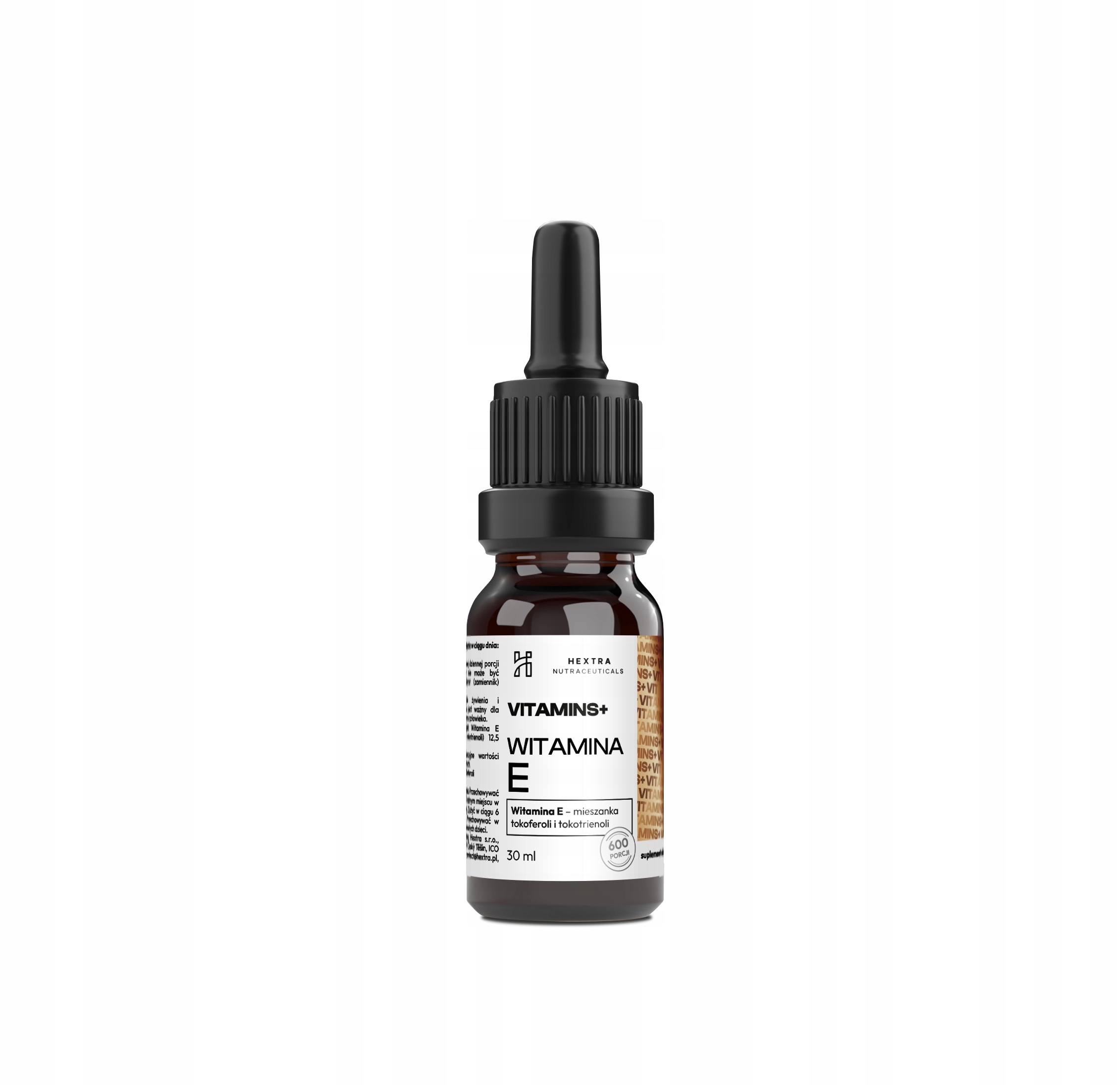 Witamina E 30 ml -naturalna mieszanka tokoferoli i tokotrienoli 600 porcji