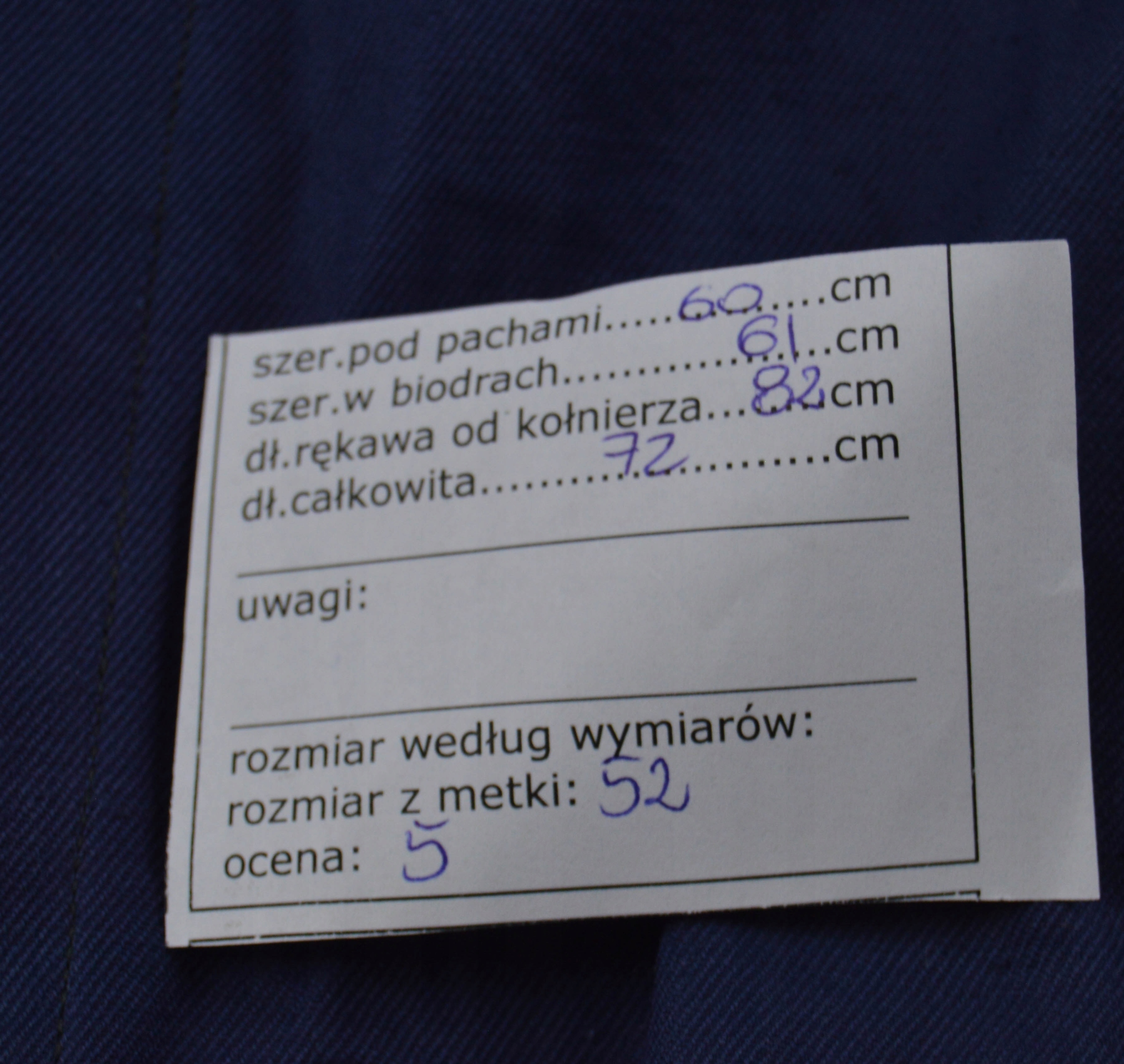 KOSZULA ROBOCZA MĘSKA 52 (1) Rozmiar 52