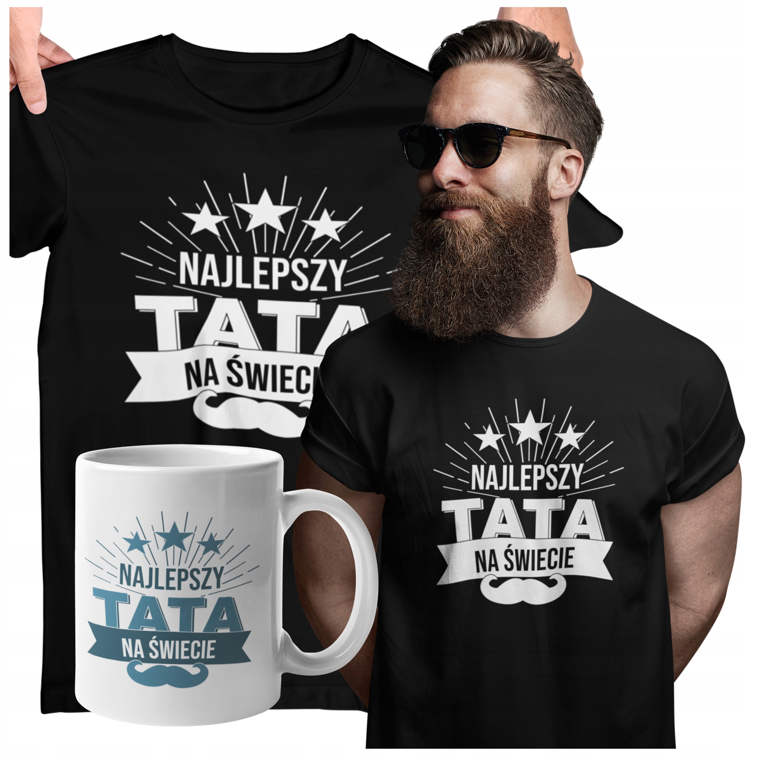 

Koszulka Dla Taty I Kubek Najlepszy Tata Na Świeci