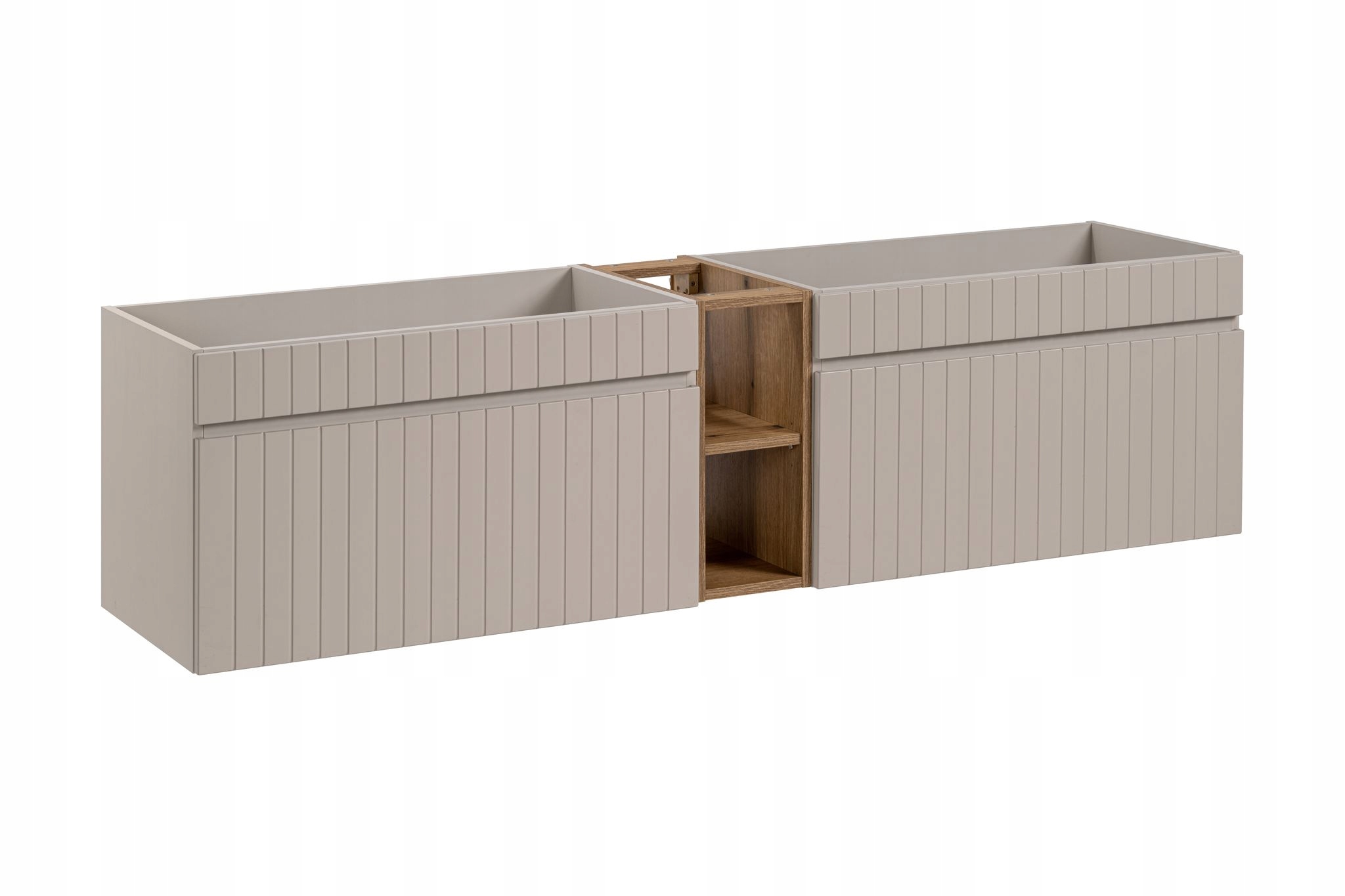 Szafka łazienkowa wisząca 180cm kaszmirowa szuflad