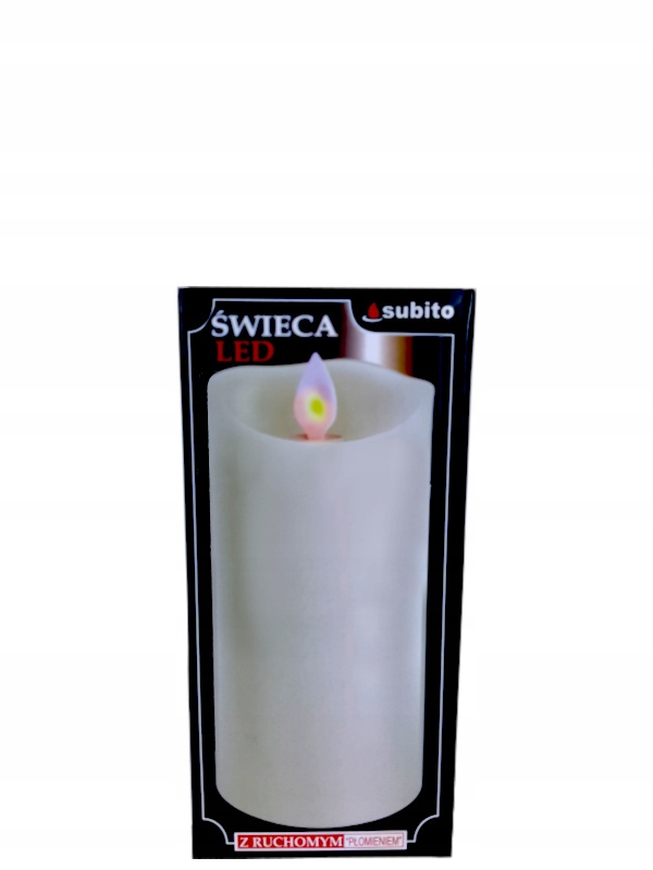 

Świeca Led z ruchomym płomieniem 75/150 mm,kremowy