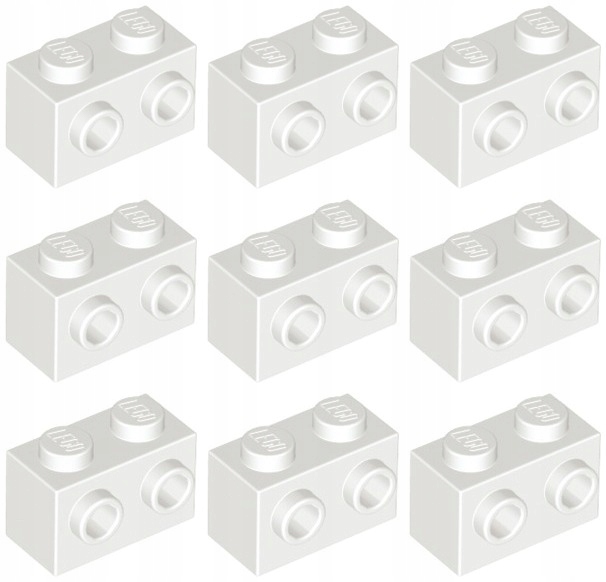

Lego 11211 Klocek 1x2 2 piny biały (9g) 9 szt.