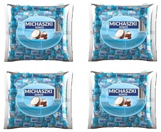 4x 1kg Mieszko Michaszki kokos