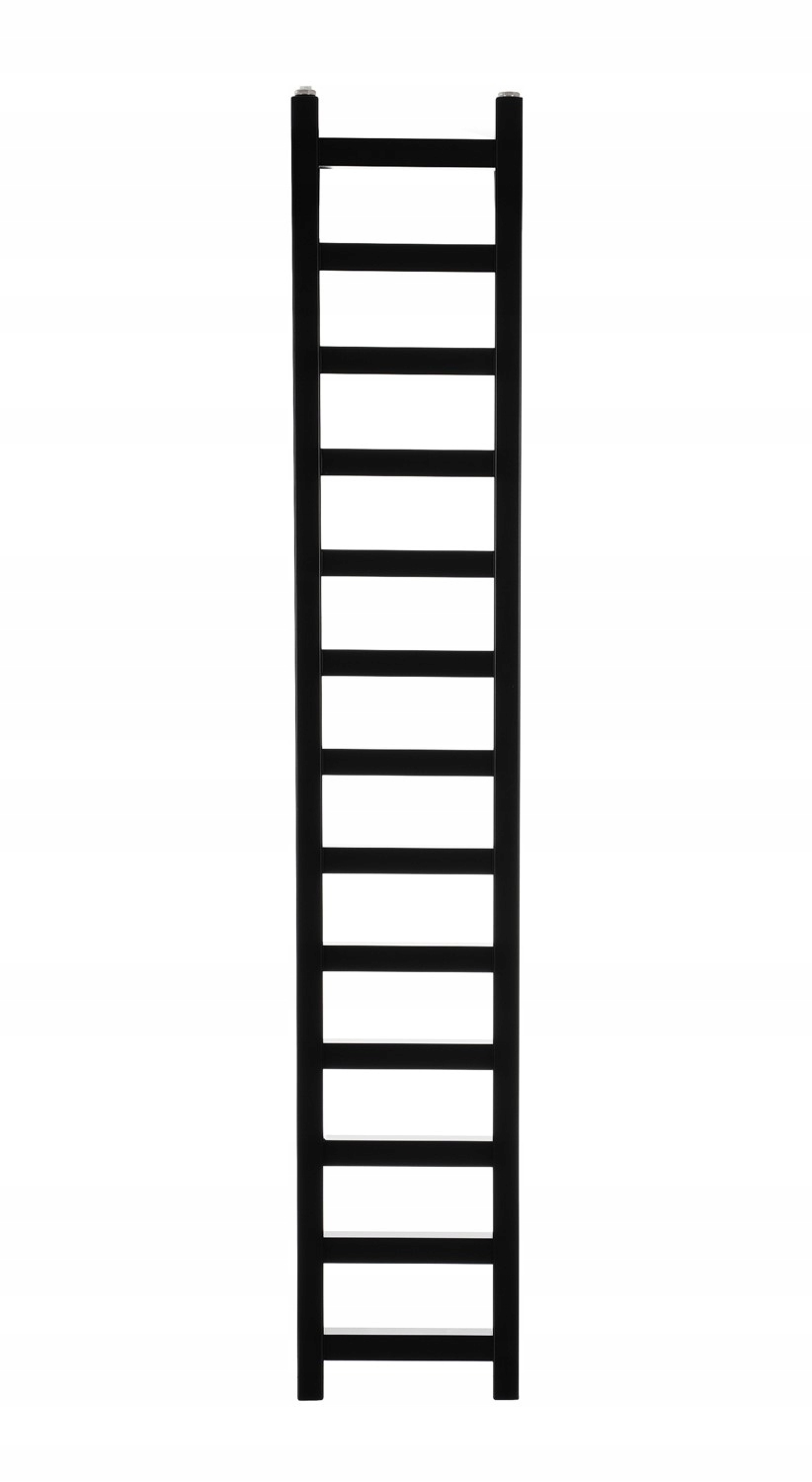 Dekorativní koupelnový radiátor Orchid 143x25 úzký Černý