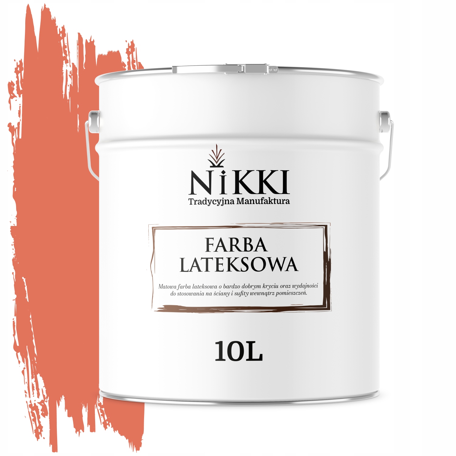 Latexová Farba Na Stenu Púčiková Farba H6029 10L Hlboká Matná Na Steny Stropov