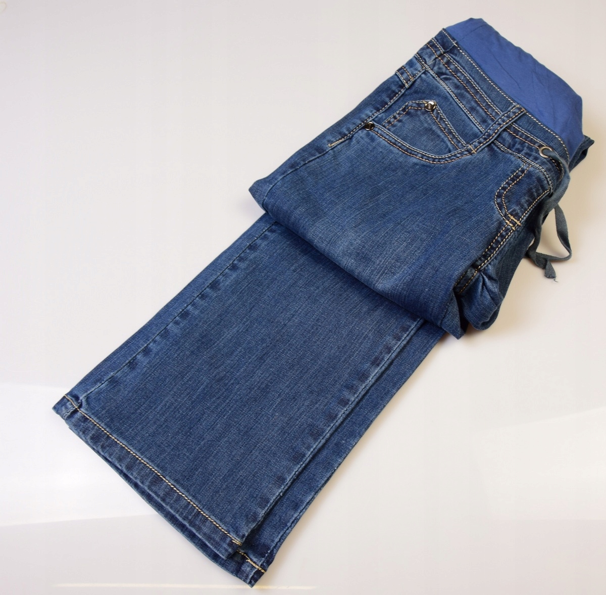 SPODNIE CIĄŻOWE JEANSY REGULAR MA008 XL/42 Kolor wielokolorowy