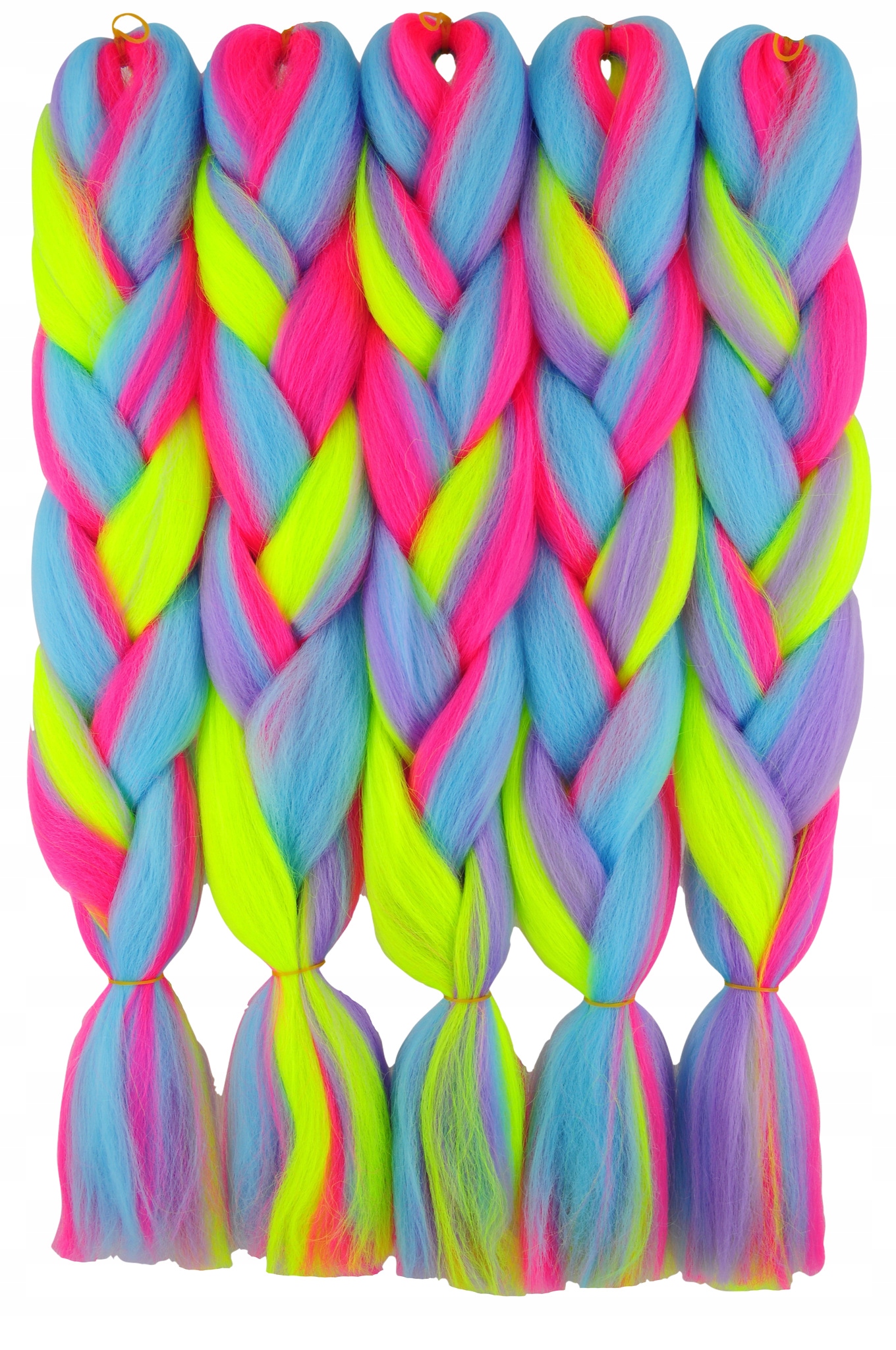 WŁOSY SYNTETYCZNE KOLOROWE WARKOCZYKI OMBRE M-13 Marka Smart Colours