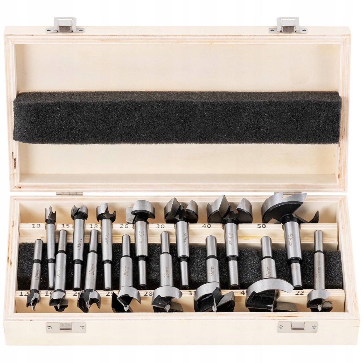 WIERTŁA PUSZKOWE DO DREWNA 1/2 O10-50mm ZESTAW Marka MSW