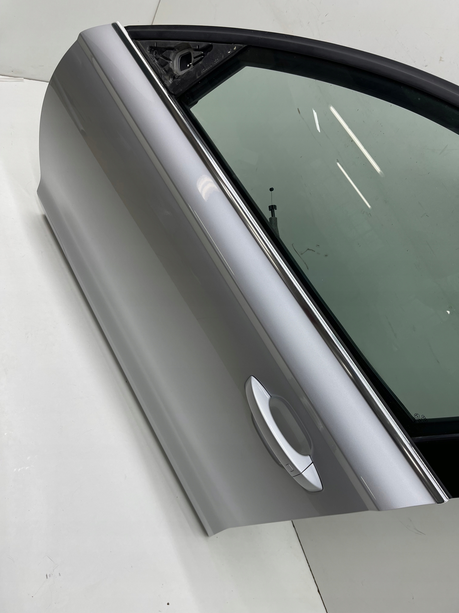 AUDI A6 C7 door driver´s left front LX7W silver nice complete|WYSYLKA!