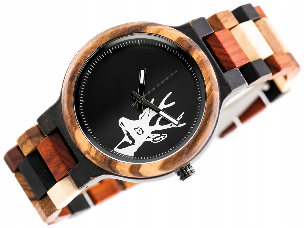 

Zegarek męski drewniany zx075a +box +grawer
