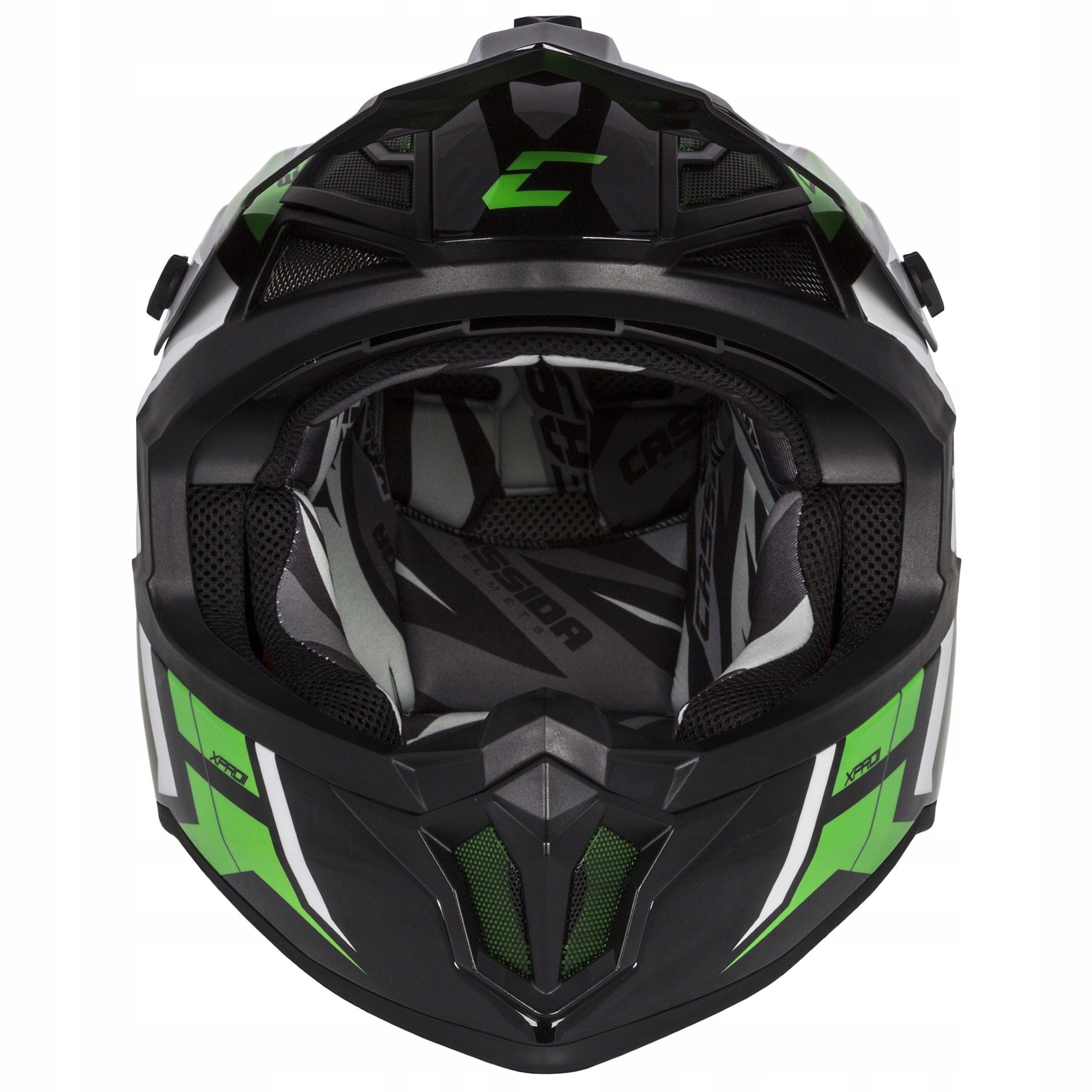 CASSIDA SOS KASK MOTOCYKLOWY CROSS Z WŁÓKNA NOWOŚĆ Rozmiar M