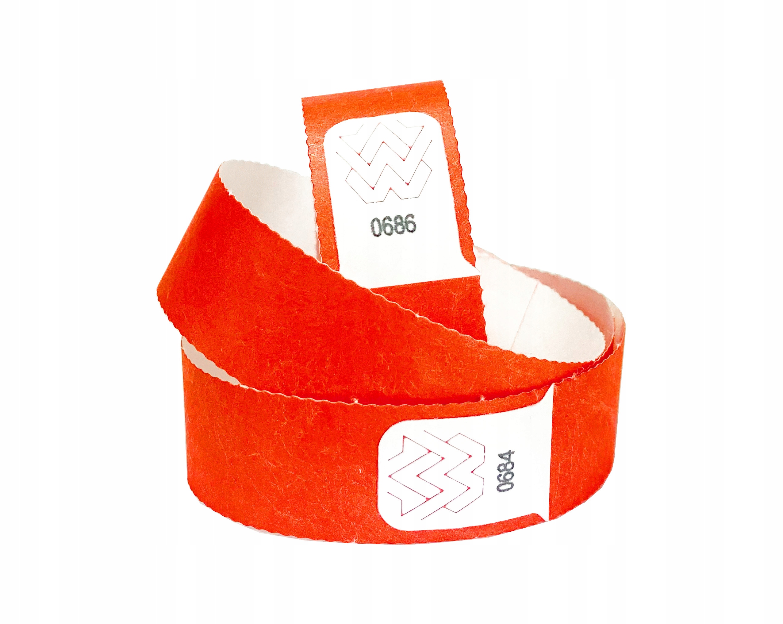 OPASKI PAPIEROWE NA RĘKĘ TYVEK KOLORY ZESTAW 100 Szerokość produktu 1.9 cm