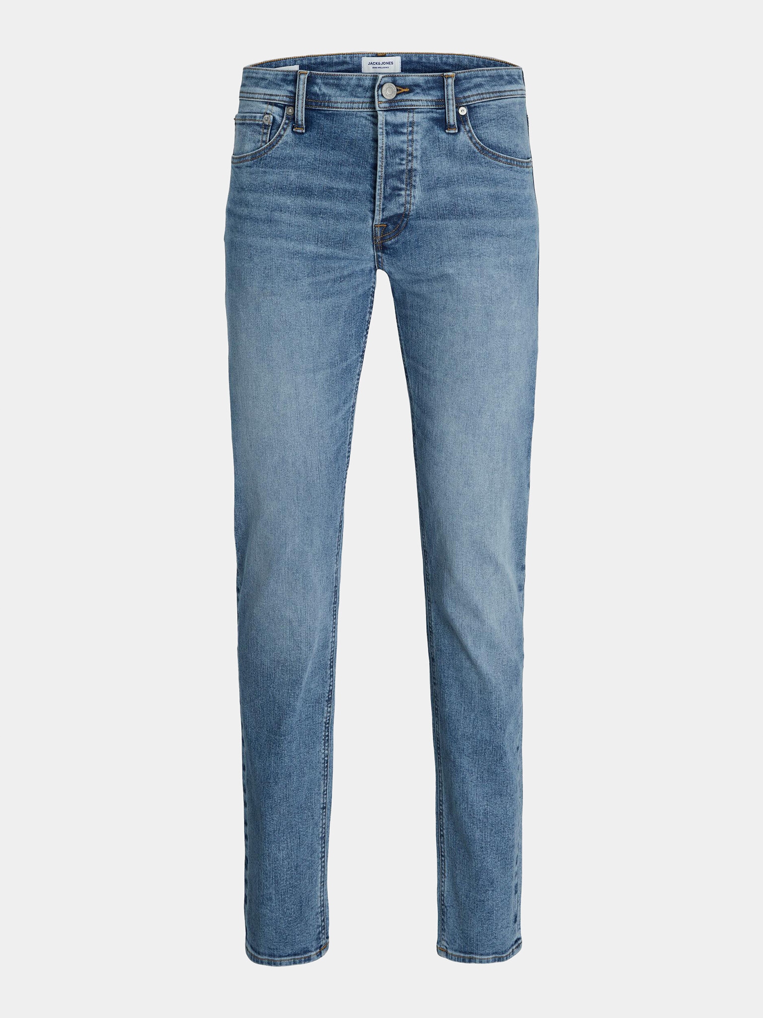Jack & Jones Slim Glenn Modré Džínové Džíny Pro Muže 36/34