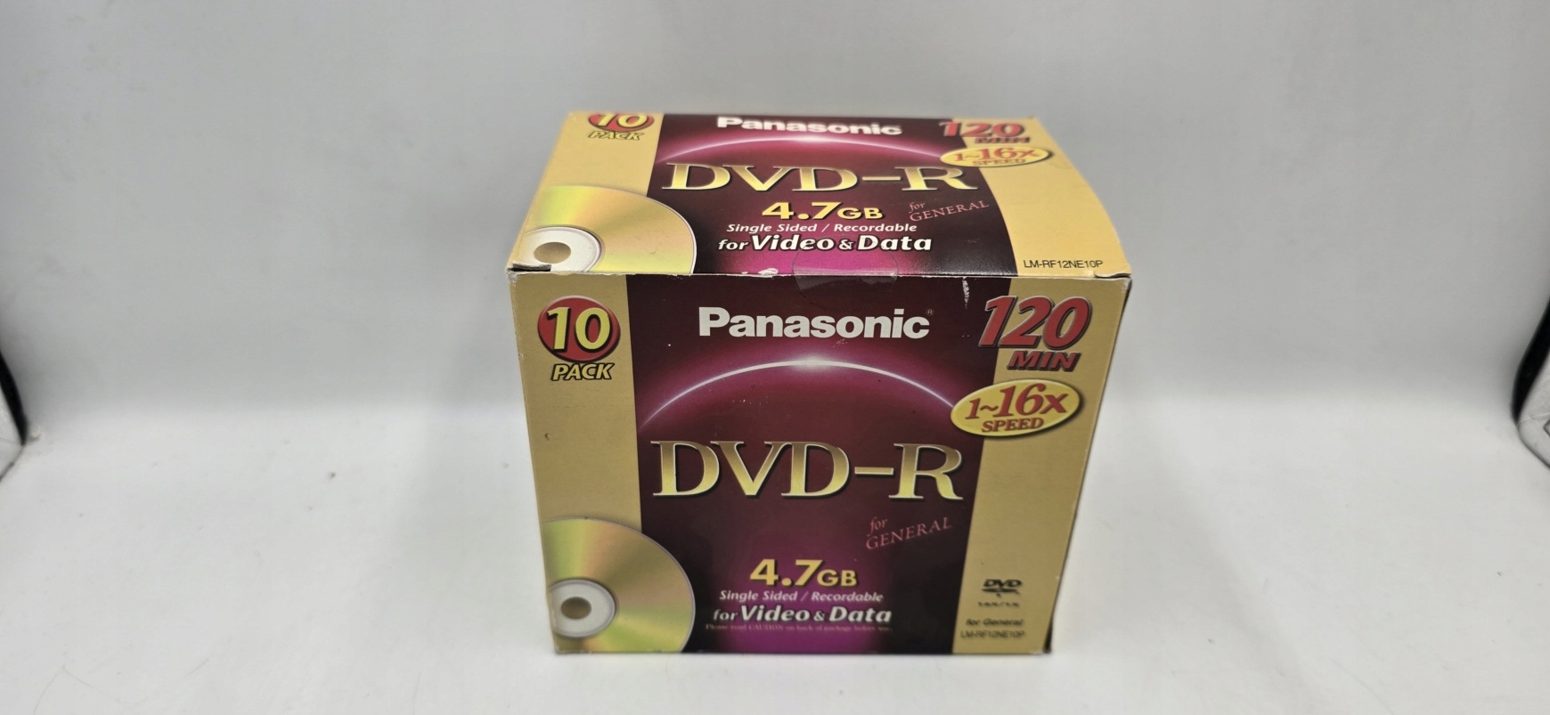 PANASONIC PŁYTY DVD-R 120MIN/4,7GB 10 SZTUK