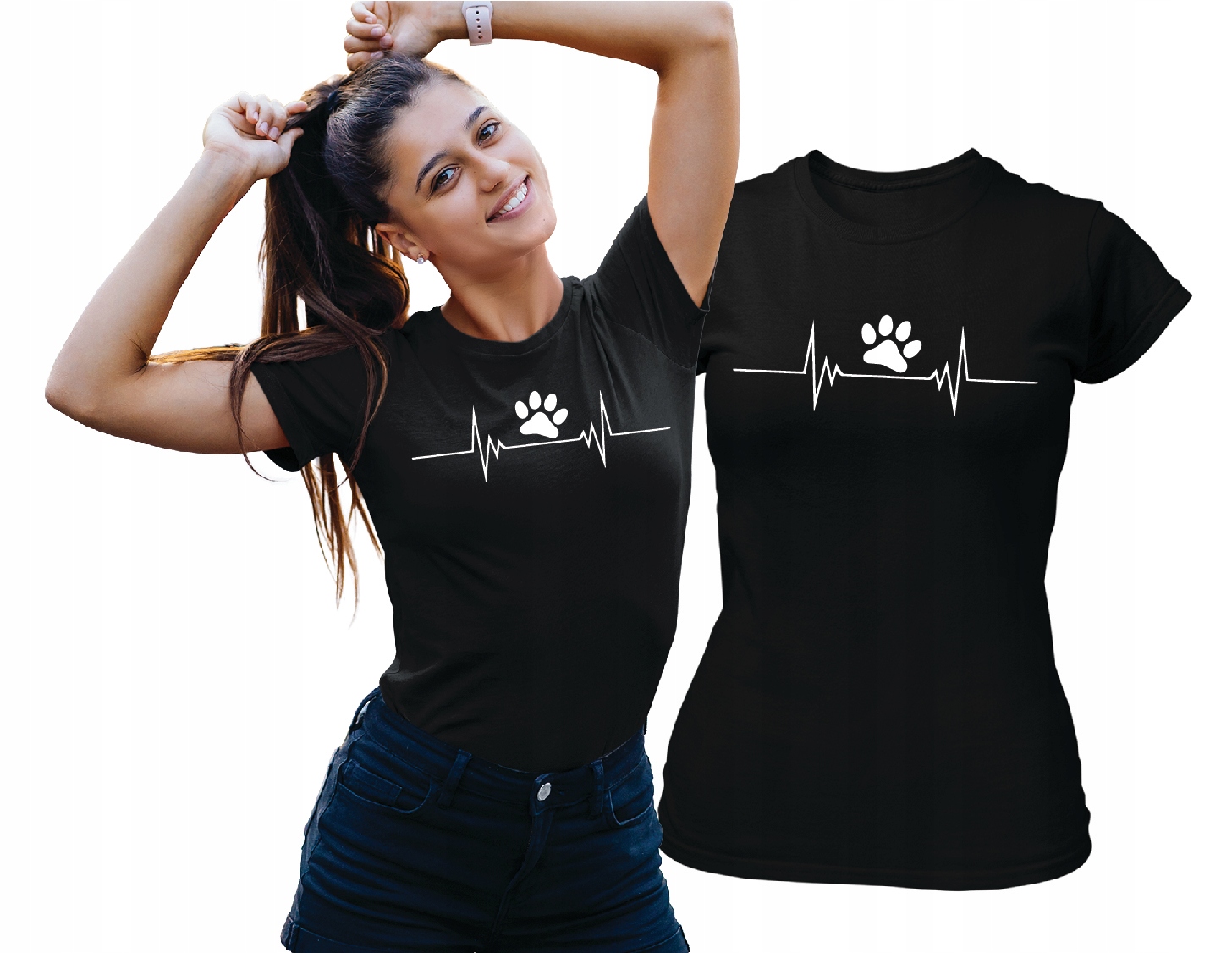 

T-shirt, koszulka damska Łapka, Łapa, Pies