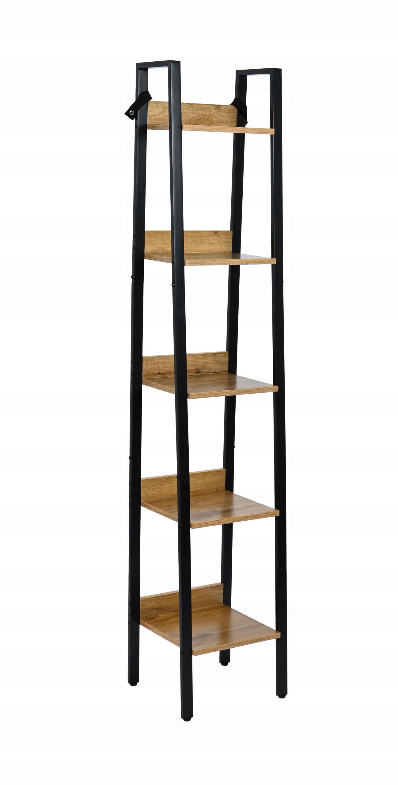 Industriálny Regál Loft Do Obývačky Rebrík Prírodný Dub 170x34x30 cm