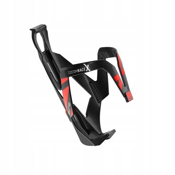 Koszyk bidonu Elite Custom RaceX black gloss red