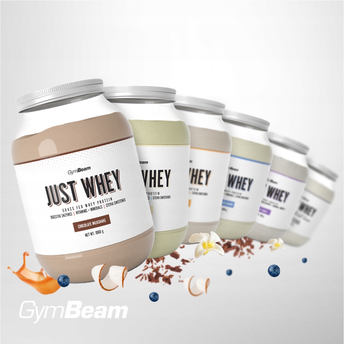 GymBeam Just Whey protein powder whey protein ice cream vanilla 1 kg Number of servings in the package 33