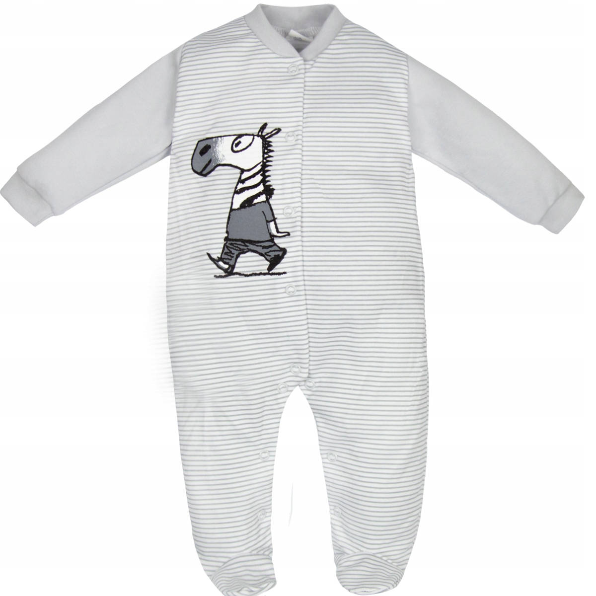 

Pajac pajacyk Niemowlak unisex Wyprawka Zebra 62