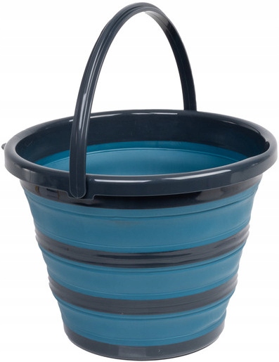 Wiadro składane - turkusowe / antracyt - 10 l