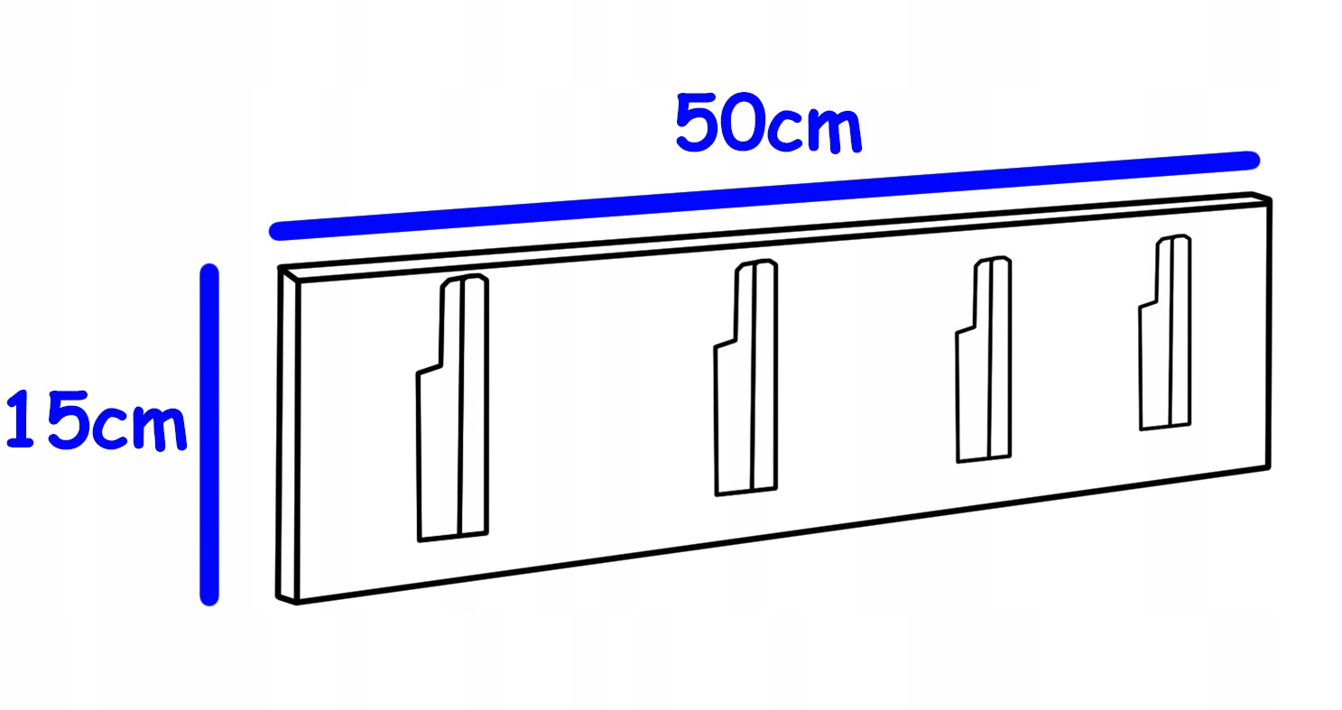 ZESTAW SZAFKA NA BUTY PANEL 100CM ZŁOTY MORSKI Liczba drzwi 2