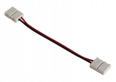 Dwie Złączki Taśmy LED 10mm Z Przewodem