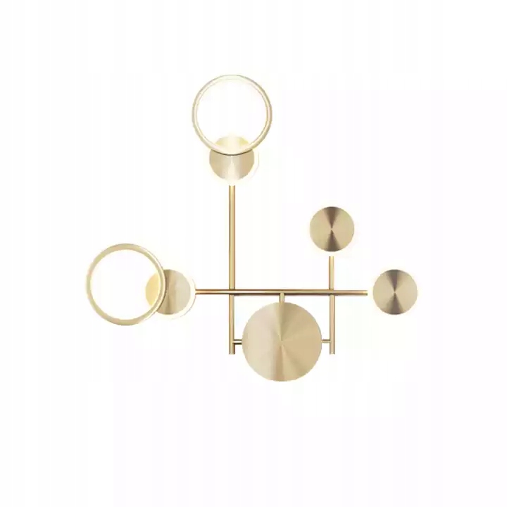 Nástenná lampa Zlatá Led