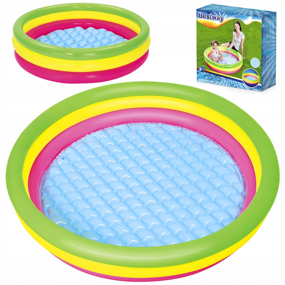 

Bestway Basen Basenik Dmuchany Brodzik 102x25 cm