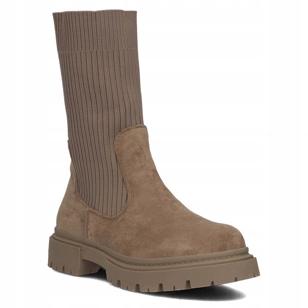 

Botki na paltformie Filippo 4228/22 taupe r.40