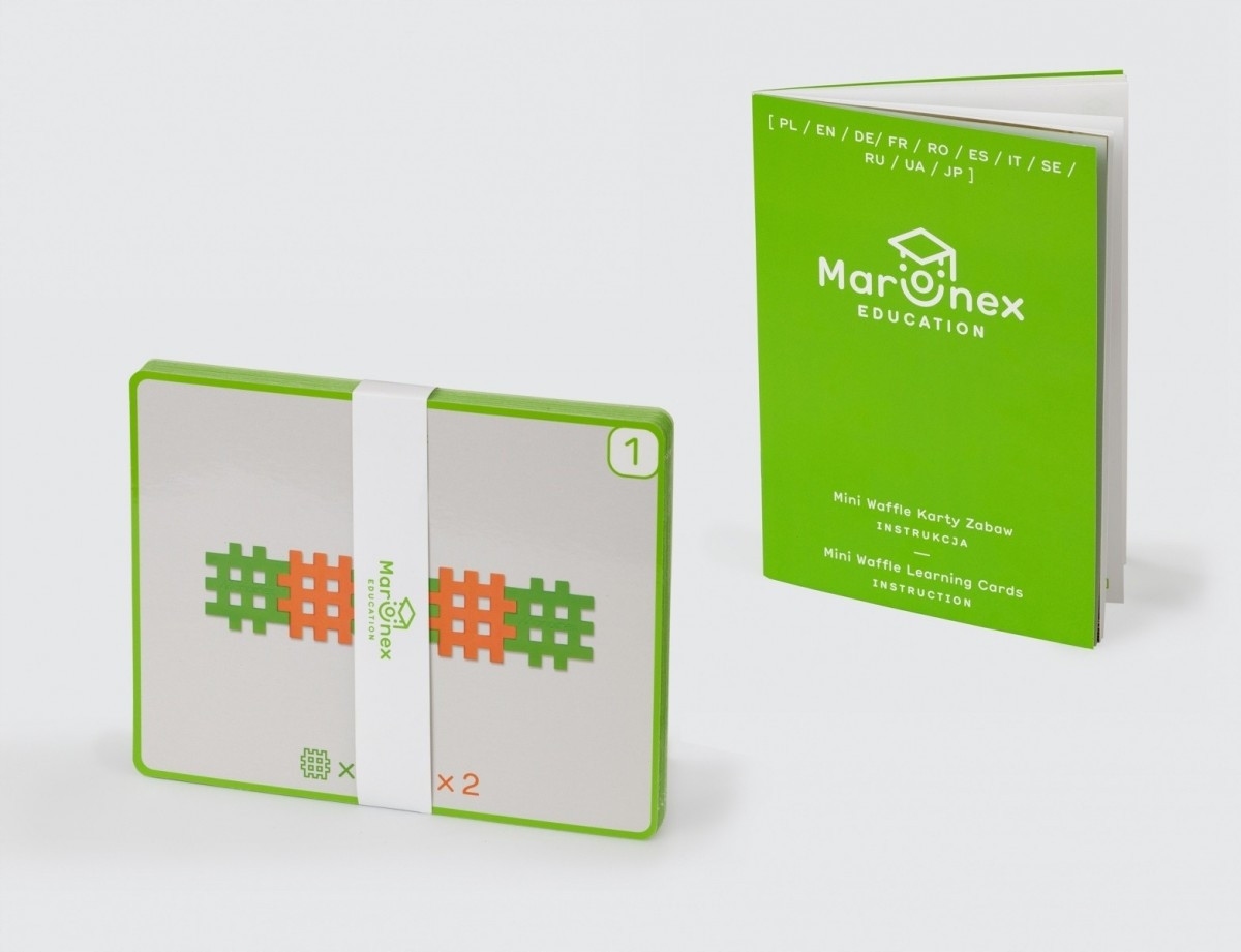 Klocki WAFLE dla Dzieci Konstrukcyjne EDUKACYJNE Wiek dziecka 2 lata +