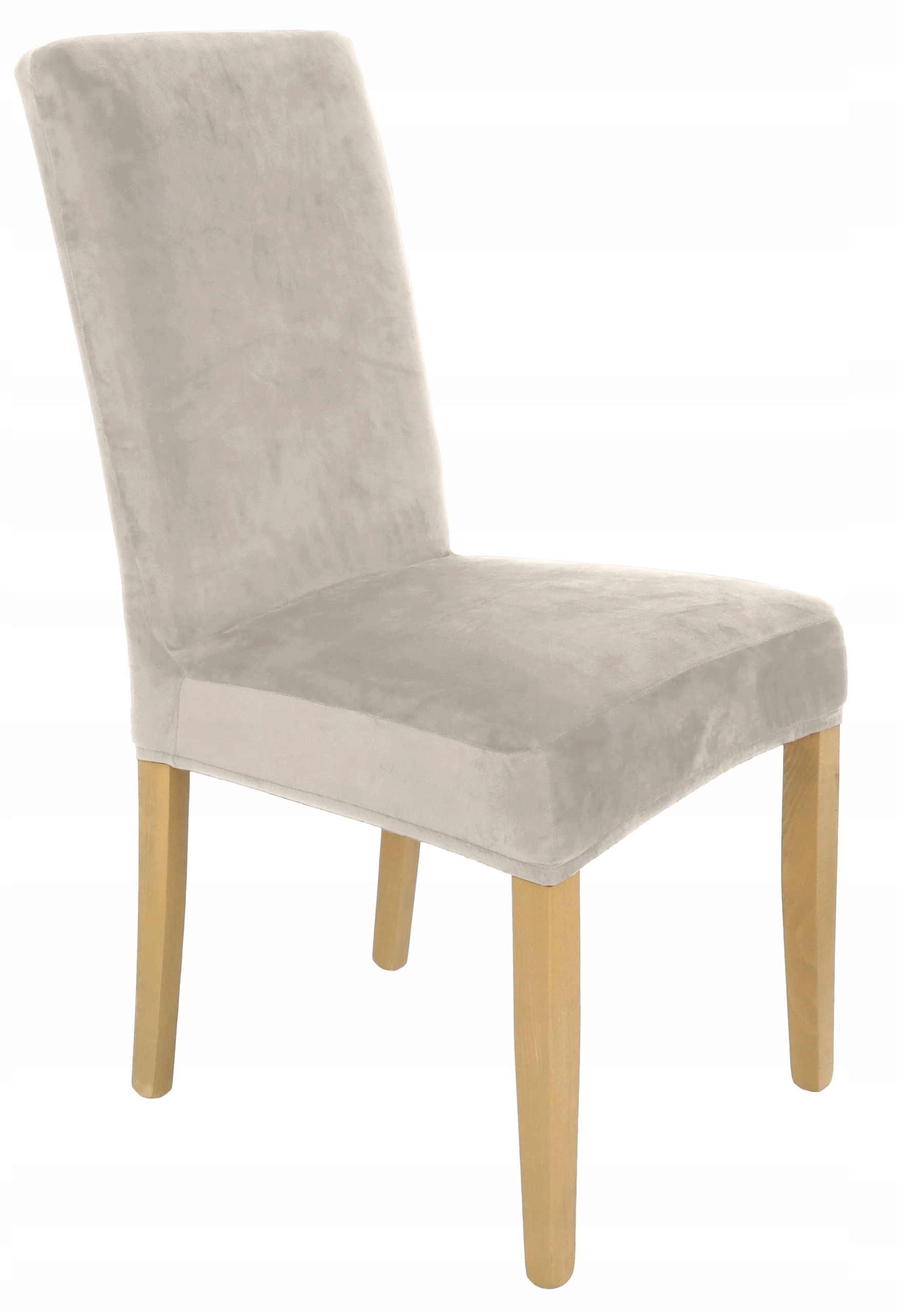 

Pokrowiec Na Krzesło Welur Popiel Elastyczny