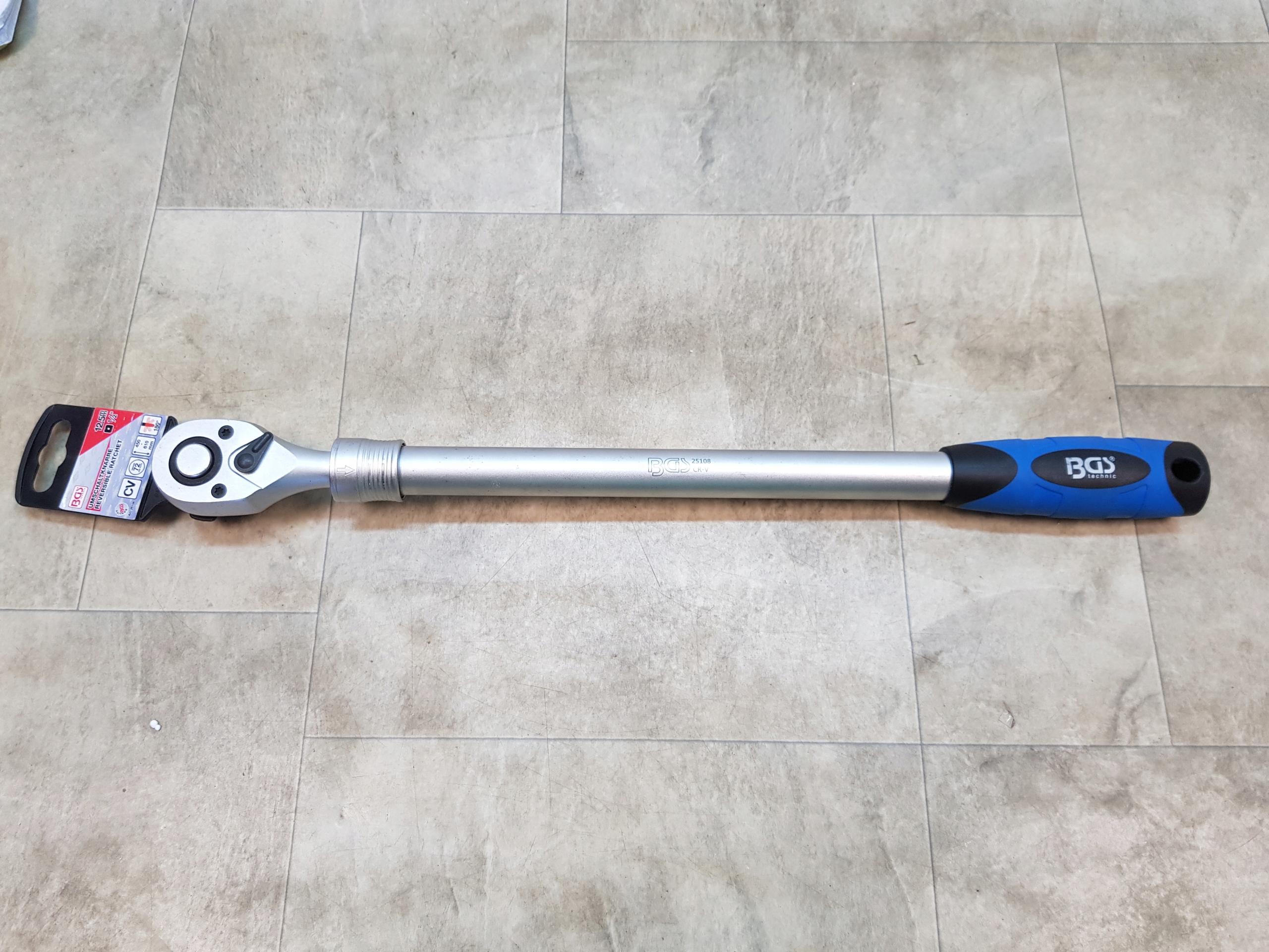 Grzechotka wysuwana 1/2", 450-610mm BGS 25108 EAN (GTIN) 4048769042868