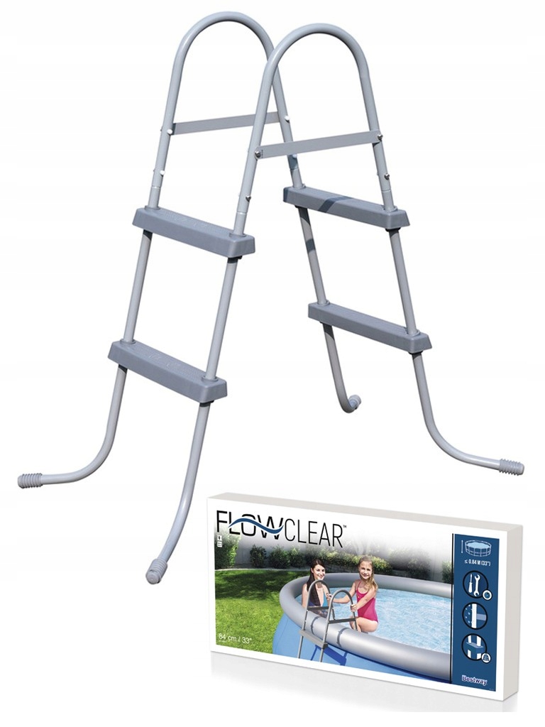 Bestway oboustranný do bazénu žebřík 84 cm se 2 schody