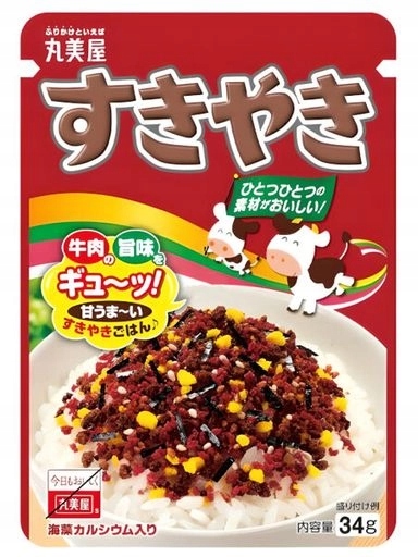 5 x Furikake Sukiyaki, posypka na rýži 34 g Marumiya