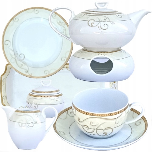 Kávový Set 12 Osôb 41 Kusov Na Kávu, Čaj, Porcelán, Čmeliak, Originálny