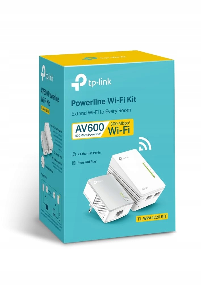 TP-LINK Powerline WLAN TL-WPA4220 KIT 600Mbit/s Wi-Fi Clone — miniatura 6