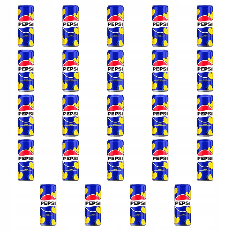 Pepsi Sycený nápoj Twist s citronovou příchutí 330 ml X24