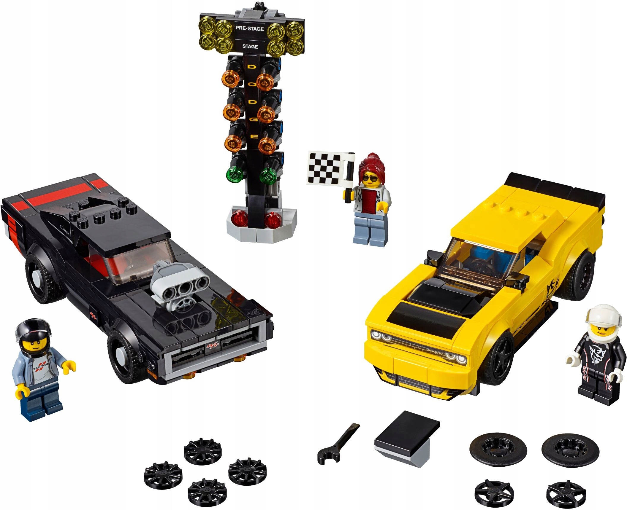 LEGO SPEED CHAMPIONS Dodge Challenge Charger 75893 Nėra herojaus