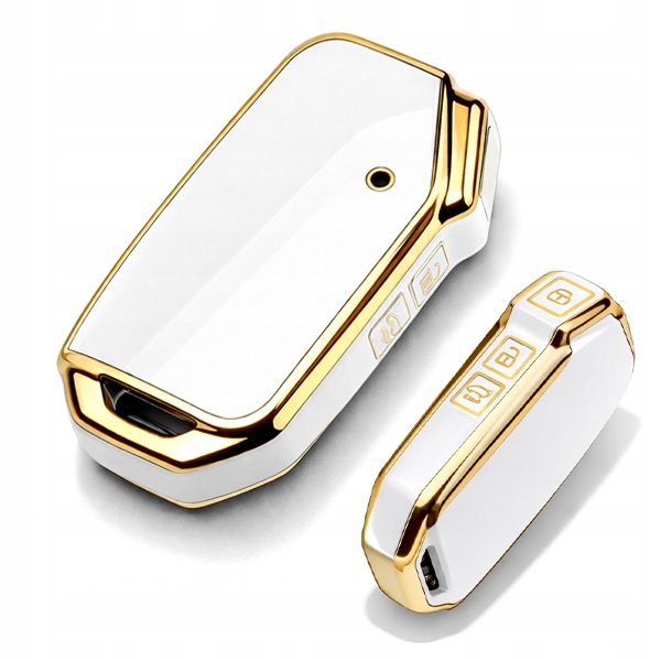 Etui Tpu Na Kluczyk Do Samochodu Pokrowiec Do Kia Białe