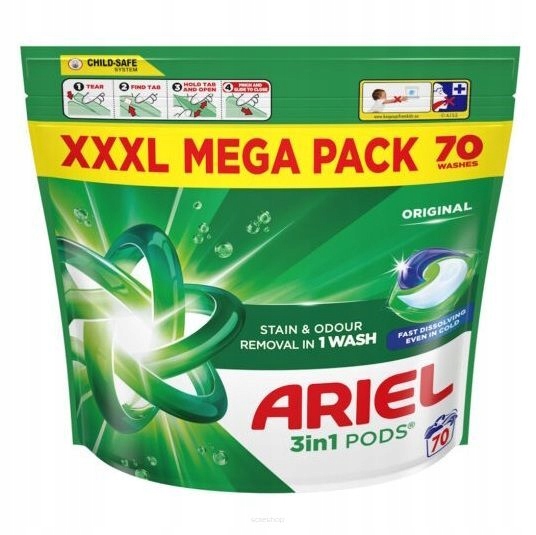 Levně Ariel Kapsle Professional Účinné, Výkonné, 70ks Be