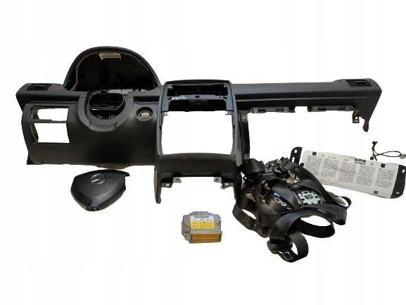 MERCEDES A W169 04- DESKA KONSOLA KOKPIT PASY PODUSZKI SENSOR AIRBAG