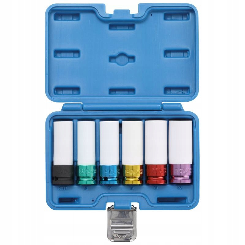 Sada ochranných nástrčných klíčů rázových 12,5 mm (1/2") MS17 6 ks Bgs 7307